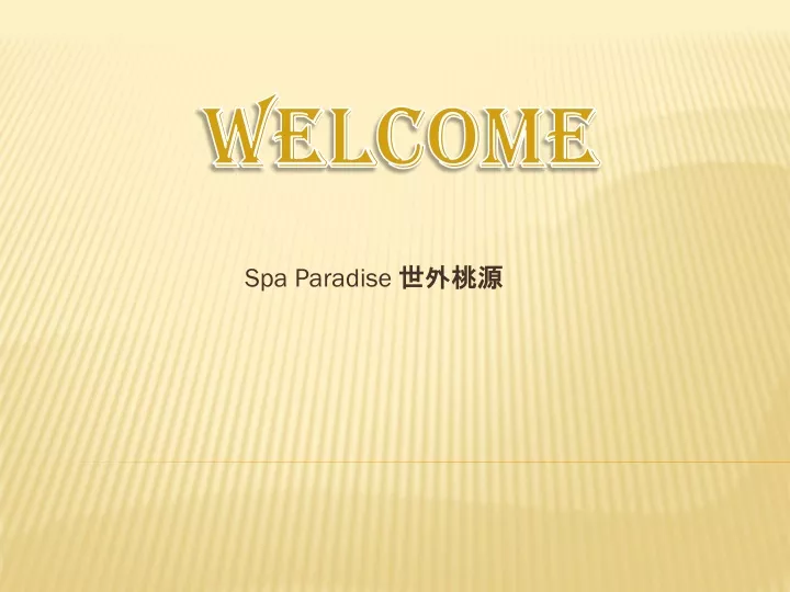 spa paradise