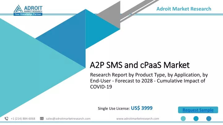 a2p sms and cpaas market