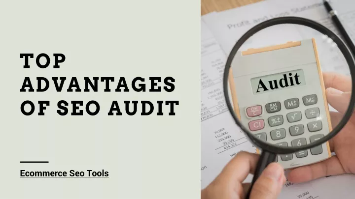 top advantages of seo audit