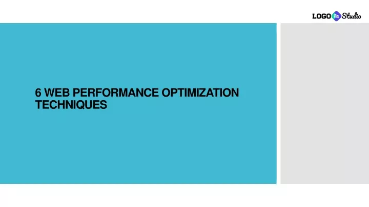 6 web performance optimization techniques