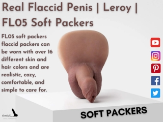 Real Flaccid Penis | Leroy | FL05 Soft Packers - Emisil