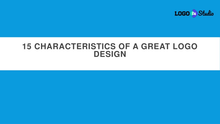 15 characteristics of a great logo design