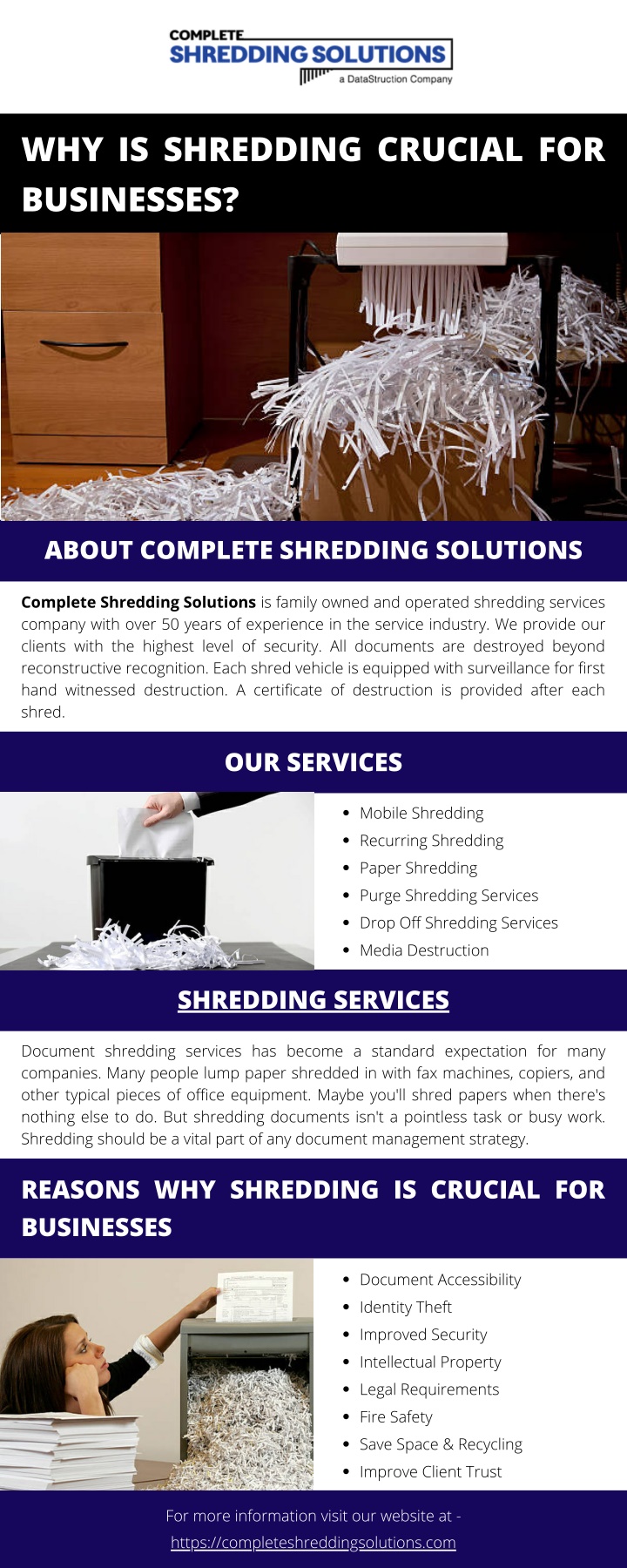 why is shredding crucial for businesses