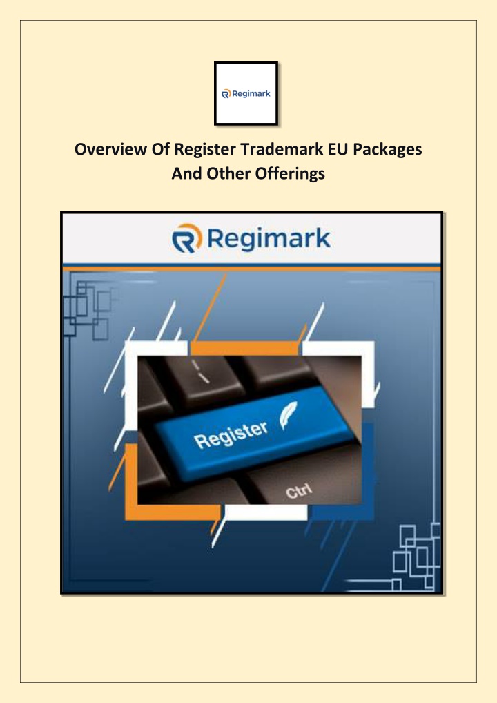 overview of register trademark eu packages