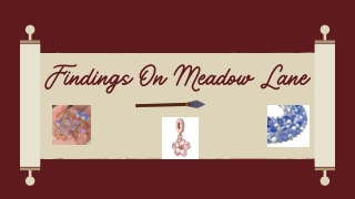 Wholesale Jewelry, Pendants & Bead Supplier | Findings On Meadow Lane