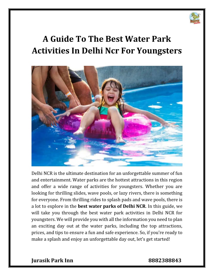 a guide to the best water park activities