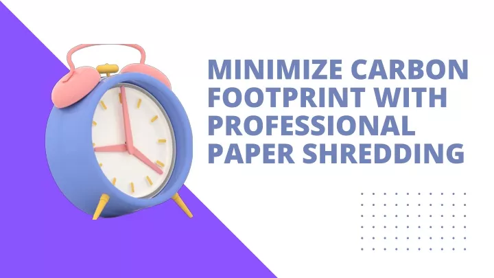 minimize carbon footprint with professional paper