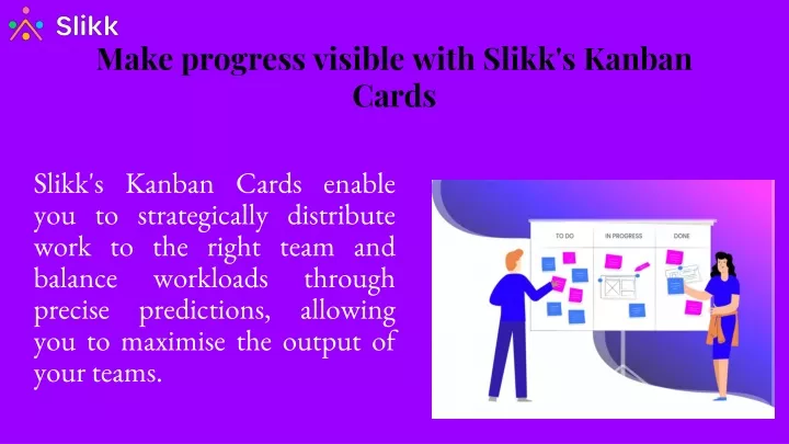 make progress visible with slikk s kanban cards