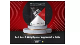 Best Mass & Weight Gainer Supplements in India