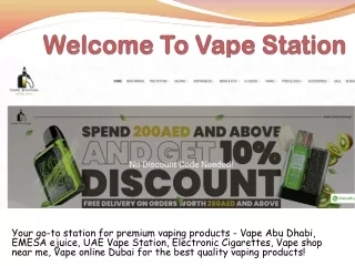 welcome to vape station