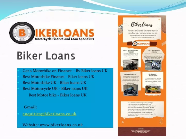 get a motorbike on finance by biker loans uk best