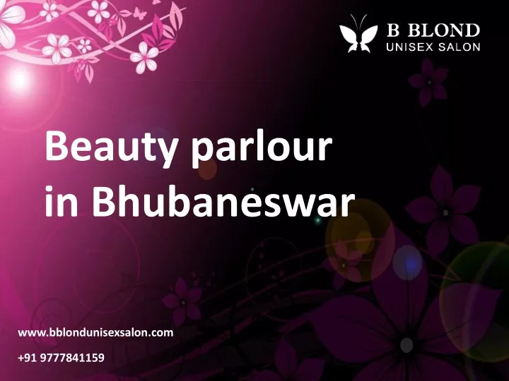 beauty parlour in bhubaneswar