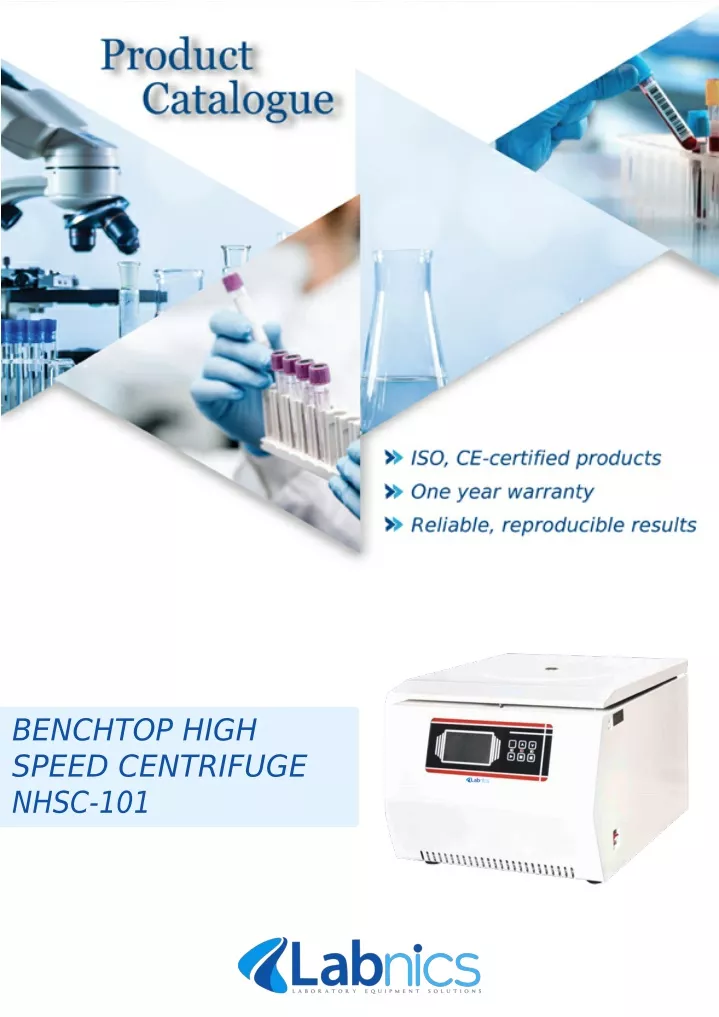 benchtop high speed centrifuge nhsc 101