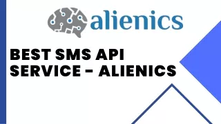 Get Best SMS API - Alienics