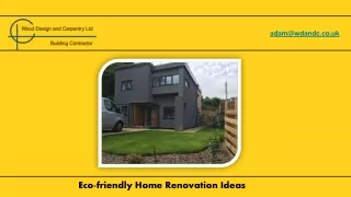 Eco-friendly Home Renovation Ideas