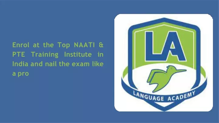 enrol at the top naati pte training institute