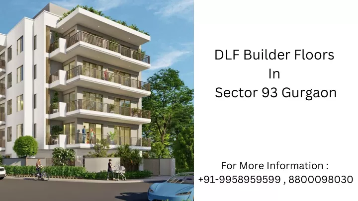 dlf builder floors in sector 93 gurgaon