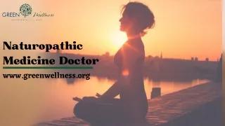 Get an Appointment with Naturopathic Medicine Doctor