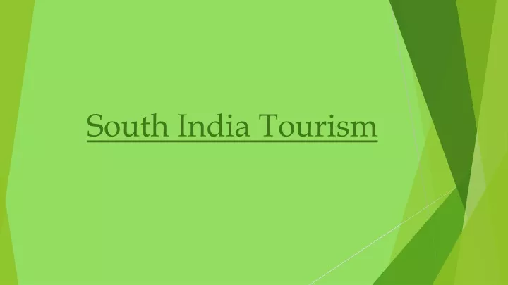 south india tourism