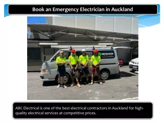 Book an Emergency Electrician in Auckland