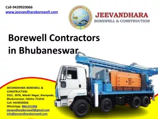 Borewell Contractors in Bhubaneswar