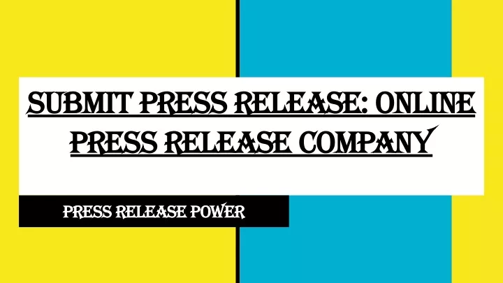 submit press release online submit press release