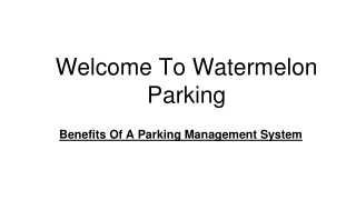 Benefits Of A Parking Management System