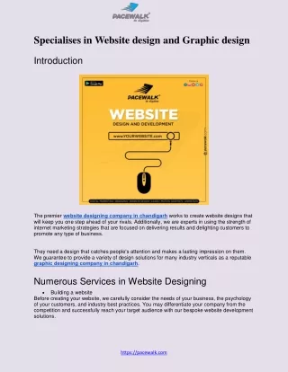 Website design and Graphic design