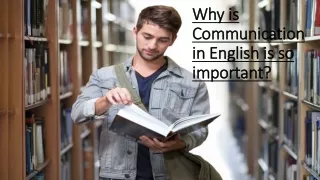 Why is Communication in English is so important?