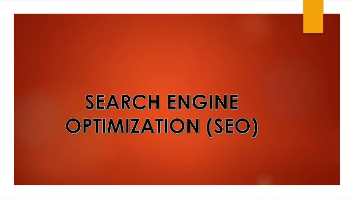 search engine optimization seo