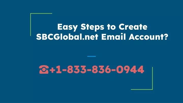 easy steps to create sbcglobal net email account