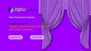 Captain Curtain Cleaning Adelaide