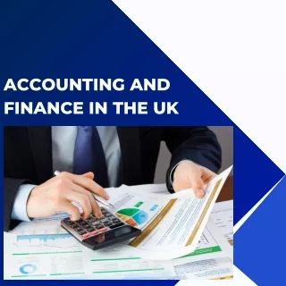 ACCOUNTING AND FINANCE IN THE UK