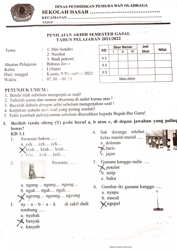 PPT - PAS Gasal B. Jawa 20212022 PowerPoint Presentation, Free Download ...