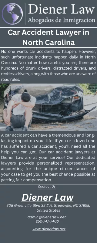 Car Accident Lawyer in North Carolina | Personal Injury Lawyer