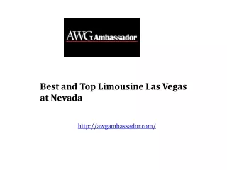 Best and Top Limousine Las Vegas