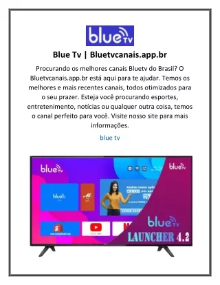 Blue Tv  Bluetvcanais.app.br