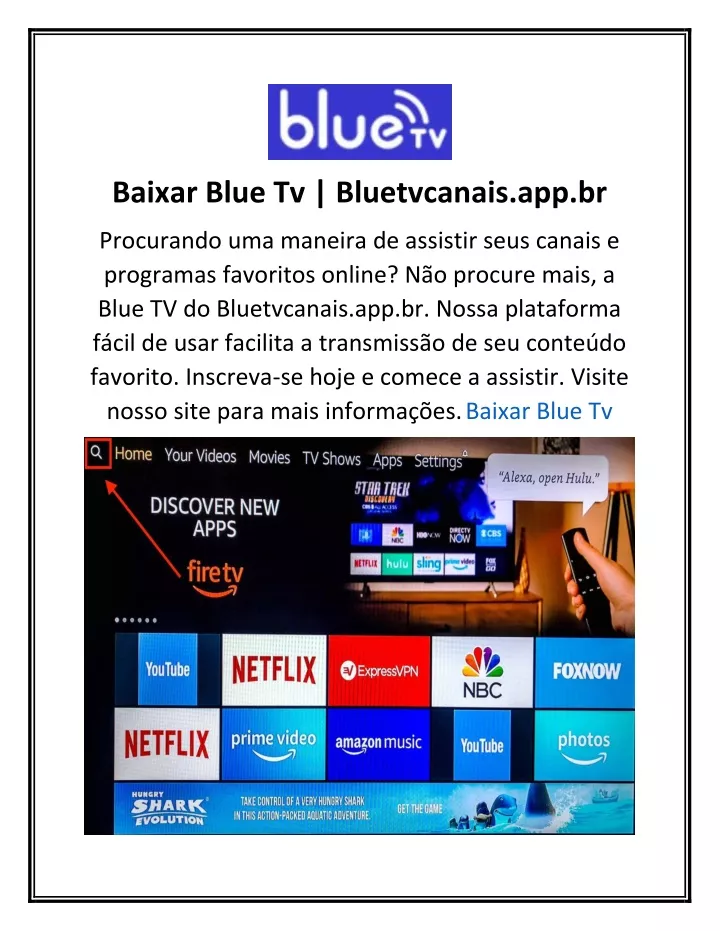 baixar blue tv bluetvcanais app br