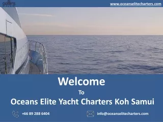 Boat Charter Koh Samui