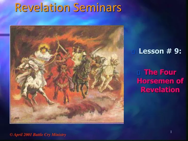 revelation seminars