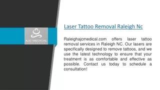 Laser Tattoo Removal Raleigh Nc  Raleighajcmedical