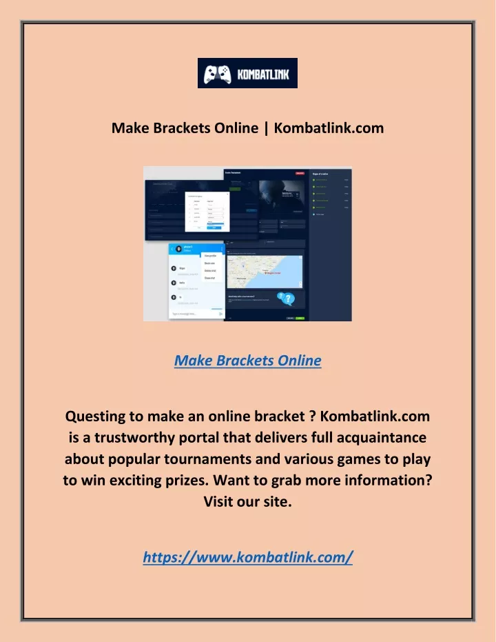 make brackets online kombatlink com