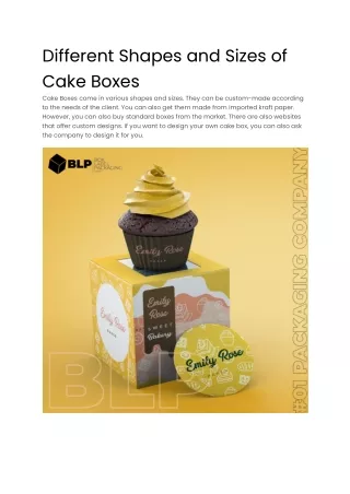 boxes | cake boxes | cake boxes wholesale | cake boxes near me in USA