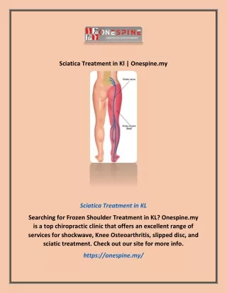 sciatica treatment in kl onespine my
