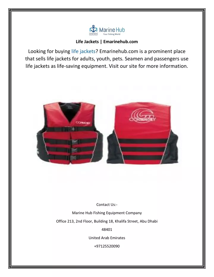 life jackets emarinehub com