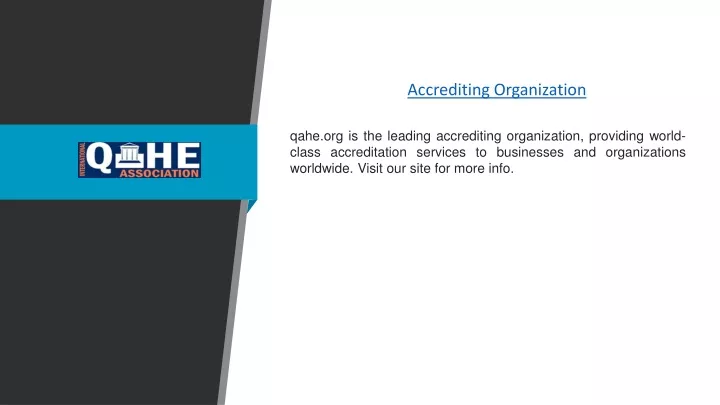 accrediting organization