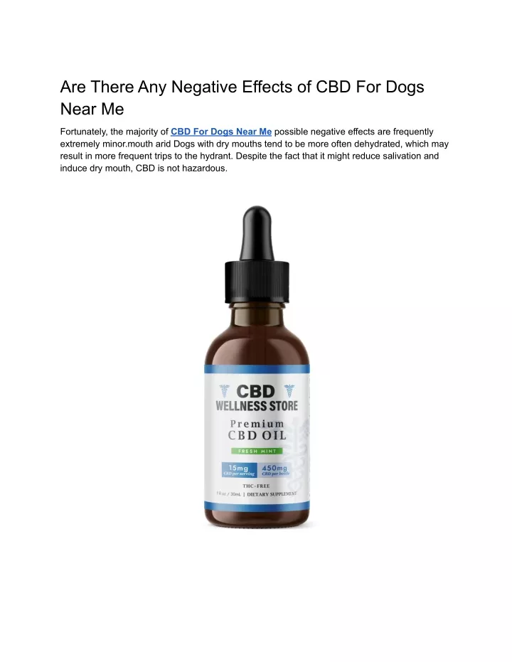 Ppt are there any negative effects of cbd for dogs near me powerpoint