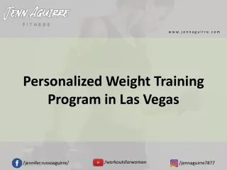 Personalized Weight Training Program in Las Vegas