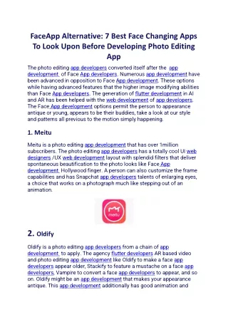 faceapp alternative 7 best face changing apps