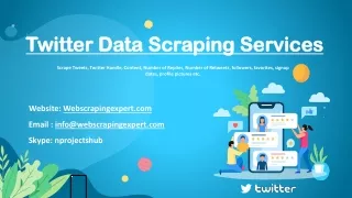 twitter data scraping services